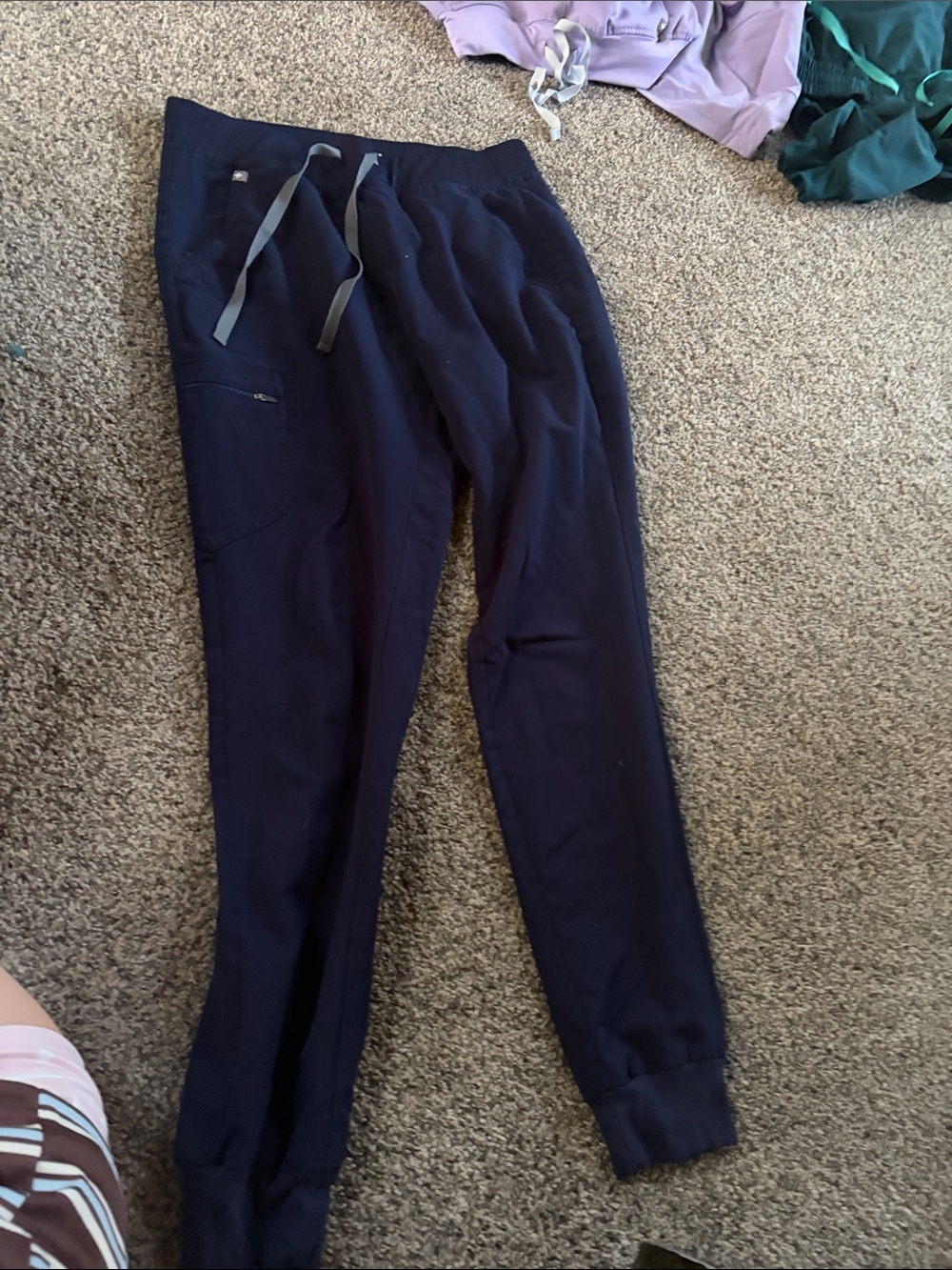 Figs Navy Jogger Pants MT